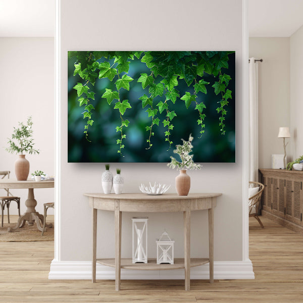 Dans van licht door hangende bladeren canvas