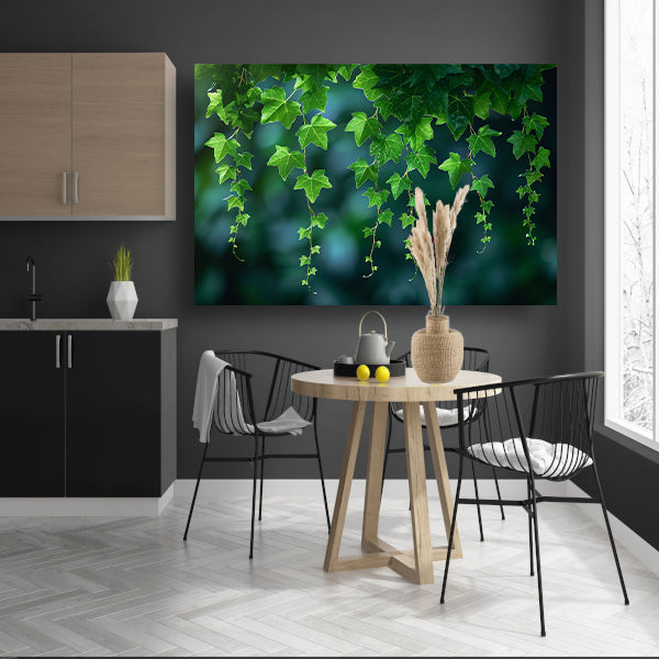 Dans van licht door hangende bladeren canvas