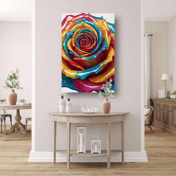 Abstracte Dans van Kleuren en Vormen poster