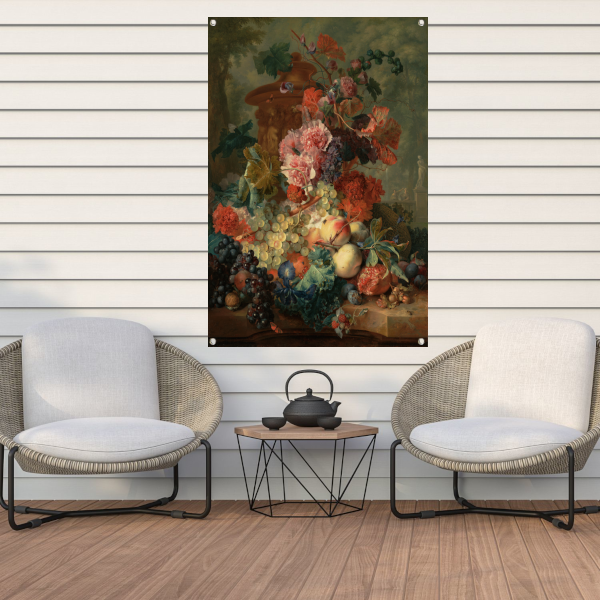 Fruitstukje - Jan van Huysum tuinposter