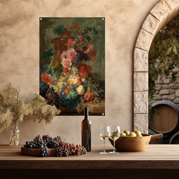 Fruitstukje - Jan van Huysum tuinposter