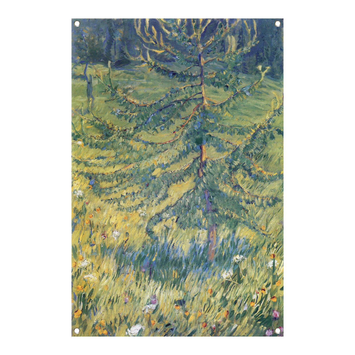 Kleine lariksboom - Franz Marc tuinposter