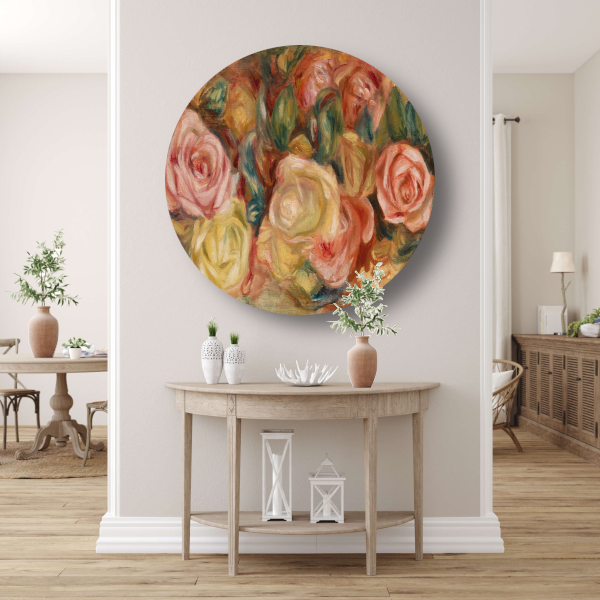 Rozen - Pierre-Auguste Renoir forex muurcirkel