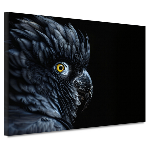 Kaketoe met Penetrerende Gele Ogen canvas
