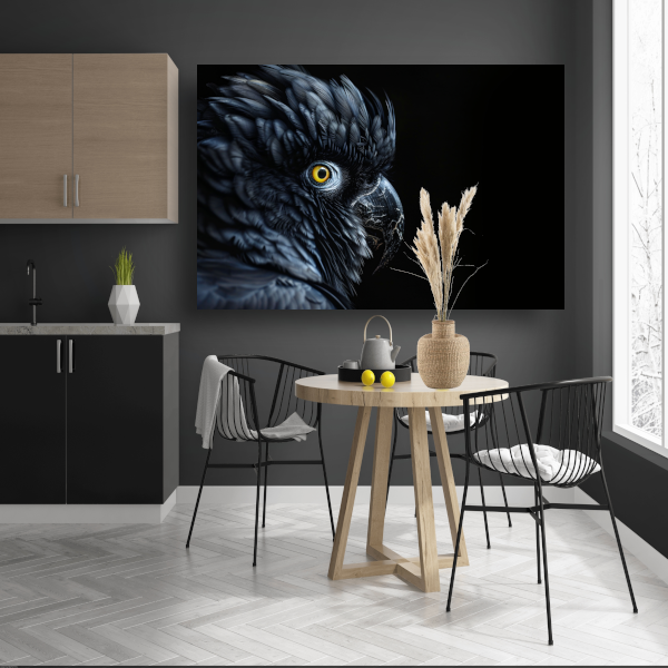 Kaketoe met Penetrerende Gele Ogen poster