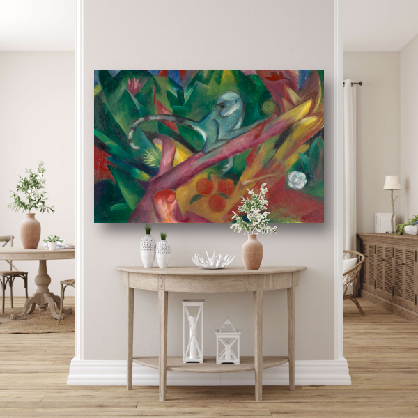 De kleine aap - Franz Marc poster