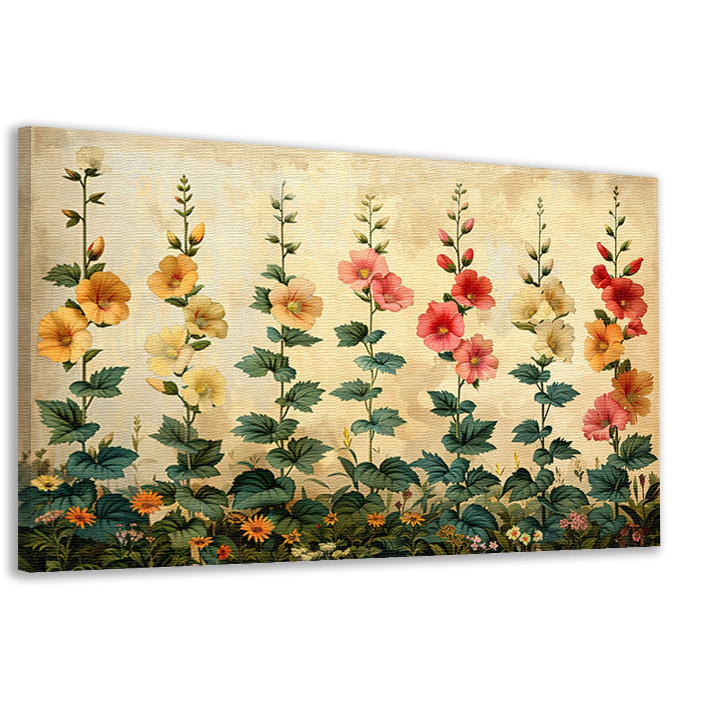 Impressionistische Bloemenpracht canvas