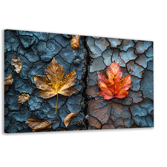 Minimalistisch bladeren canvas