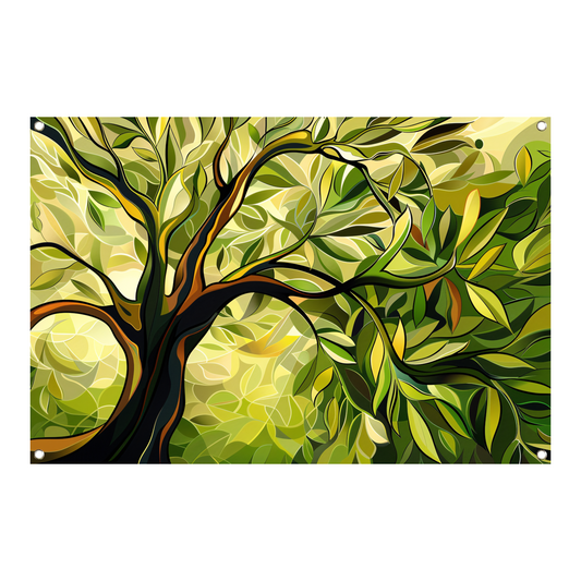 Bloeiende boom van Van Gogh tuinposter
