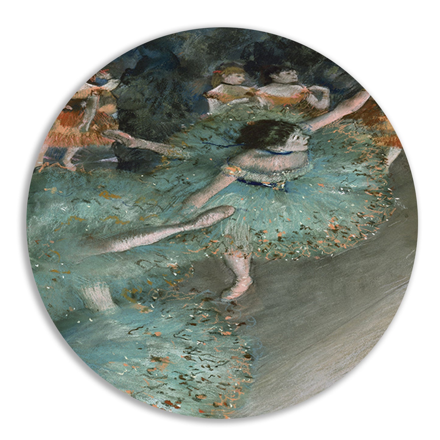 Dansende ballerinas - Edgar Degas forex muurcirkel