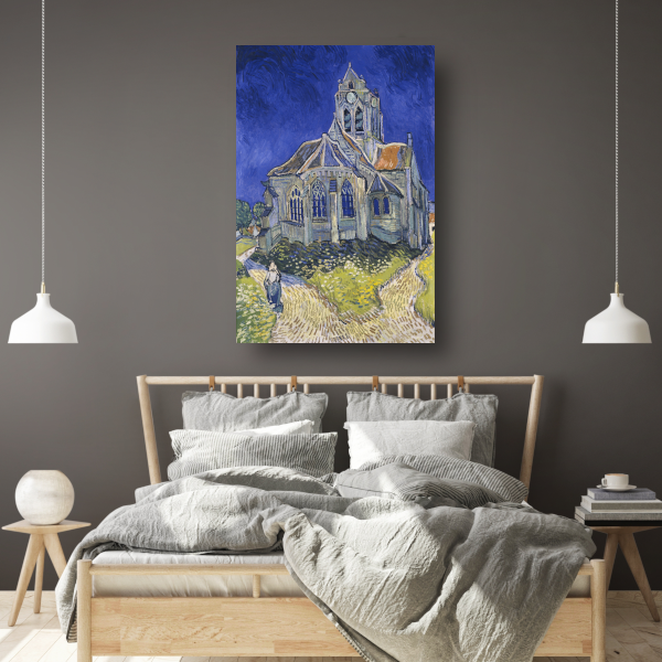 De kerk van Auvers - Vincent van Gogh poster