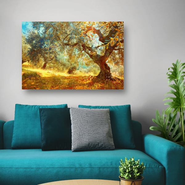 Impressionistisch Boslandschap canvas