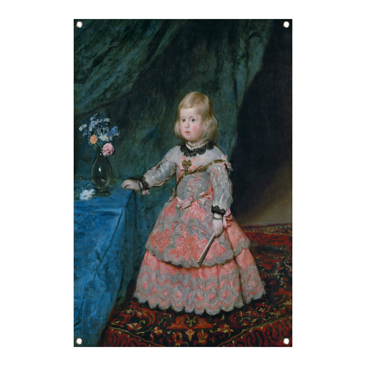 Infante Margarita Teresa in a Blue Dress - Diego Velázquez tuinposter