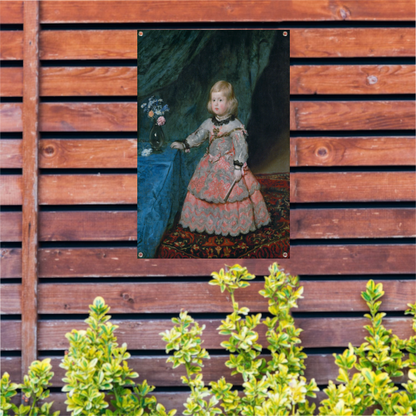 Infante Margarita Teresa in a Blue Dress - Diego Velázquez tuinposter