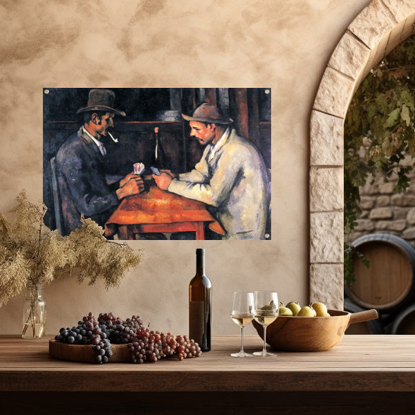 The Card Players - Paul Cézanne tuinposter