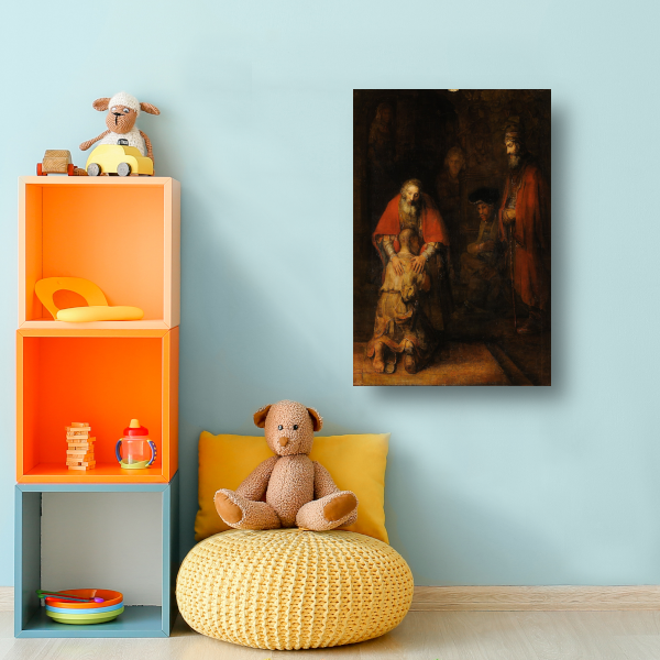 De terugkeer van de verloren zoon - Rembrandt van Rijn canvas
