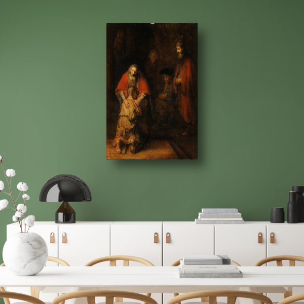 De terugkeer van de verloren zoon - Rembrandt van Rijn Acrylglas