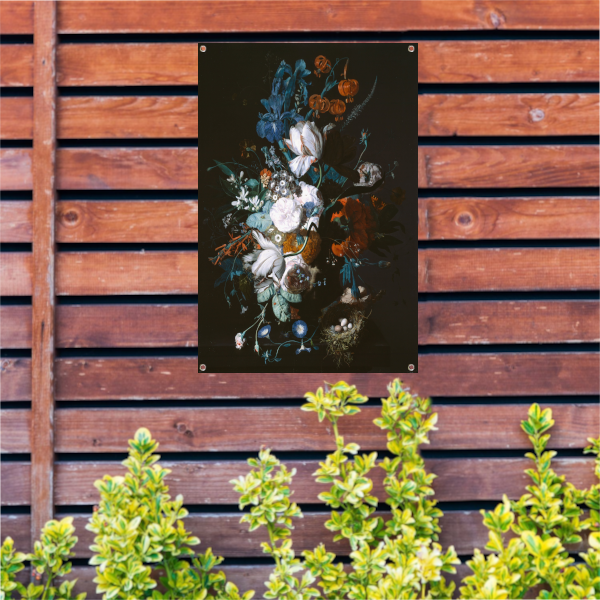 Vaas met bloemen - Jan Davidsz de Heem tuinposter