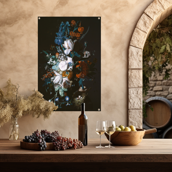 Vaas met bloemen - Jan Davidsz de Heem tuinposter