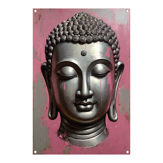 Tranen van Verlichting - Boeddha Modern Kunstwerk tuinposter