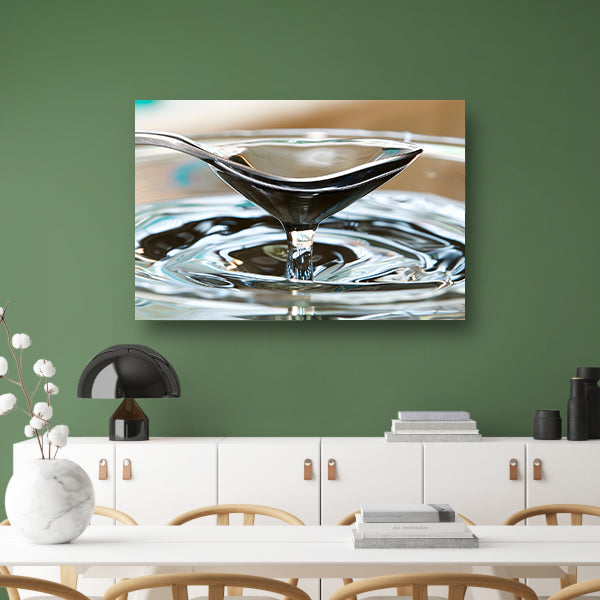 Minimalistisch Glas Water canvas