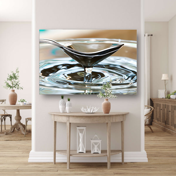 Minimalistisch Glas Water canvas