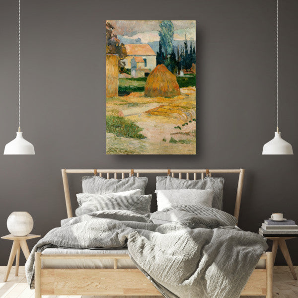Landschap nabij Arles - Paul Gauguin poster