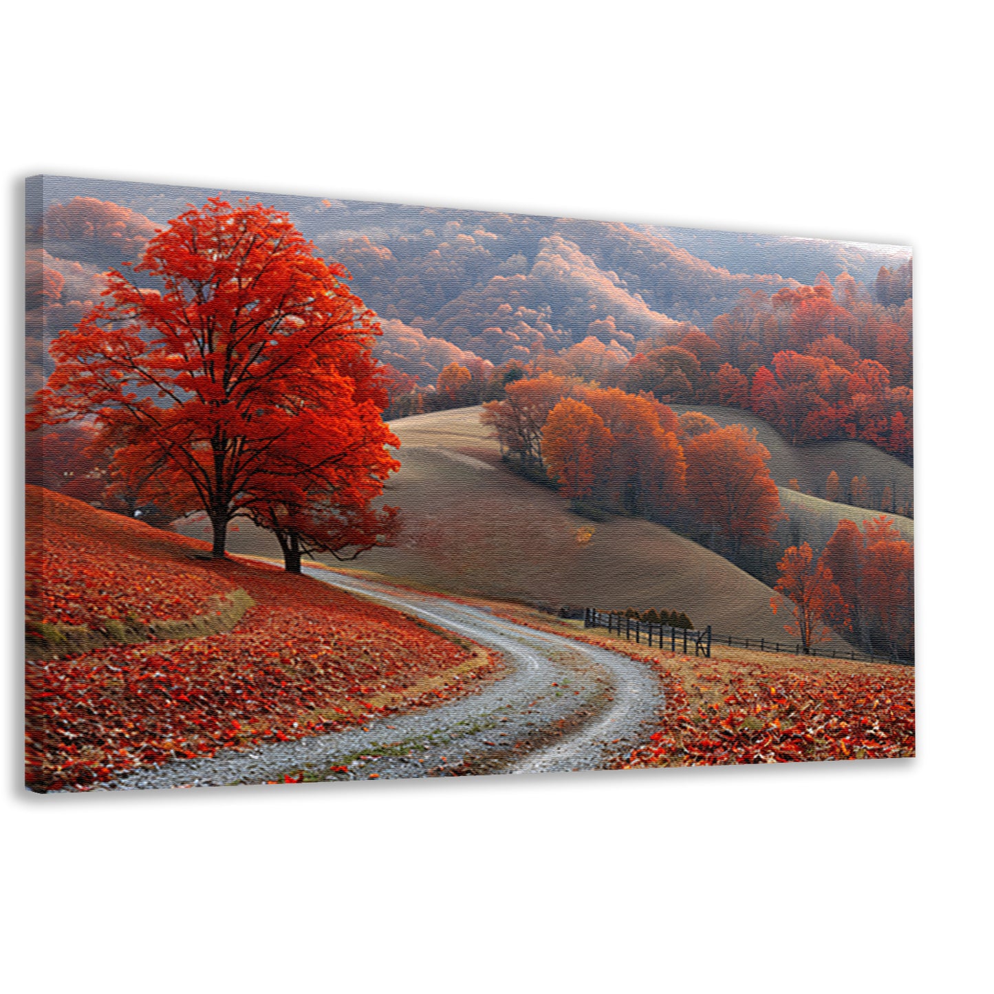 Impressionistisch Landschap met Bomen canvas
