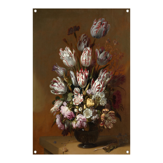 Stilleven met bloemen - Hans Bollongier tuinposter
