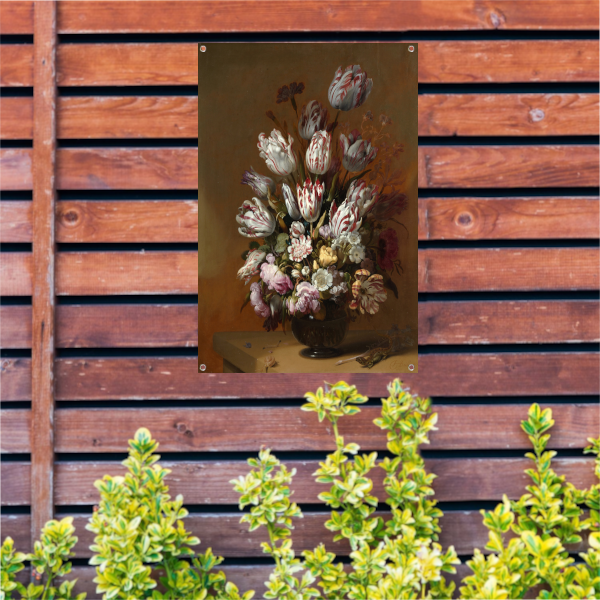 Stilleven met bloemen - Hans Bollongier tuinposter