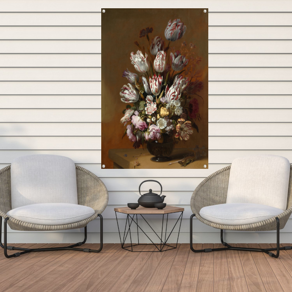 Stilleven met bloemen - Hans Bollongier tuinposter