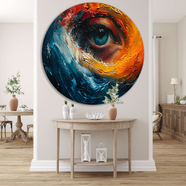 Blauw ogen forex muurcirkel