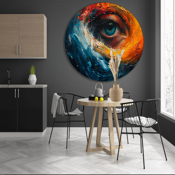 Blauw ogen forex muurcirkel