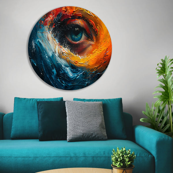 Blauw ogen forex muurcirkel