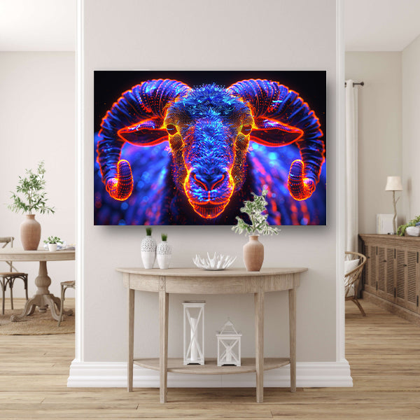 ram in de nacht canvas