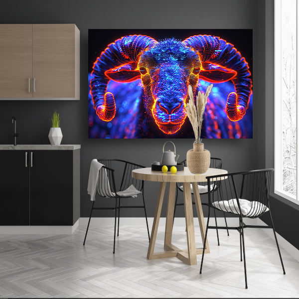 ram in de nacht canvas