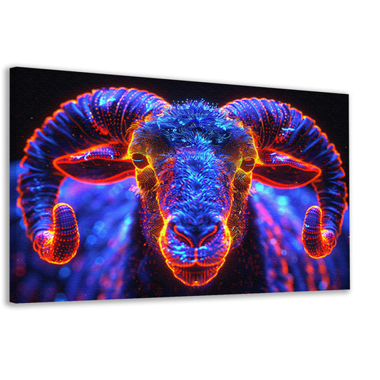 ram in de nacht canvas