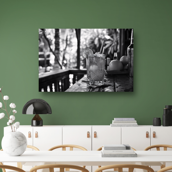 Minimalistisch stilleven mojito poster