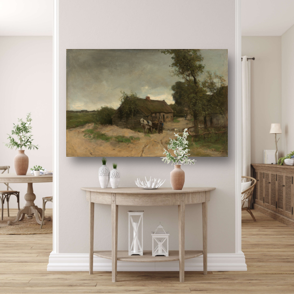 Huisje aan de Zandweg - Anton Mauve acrylglas