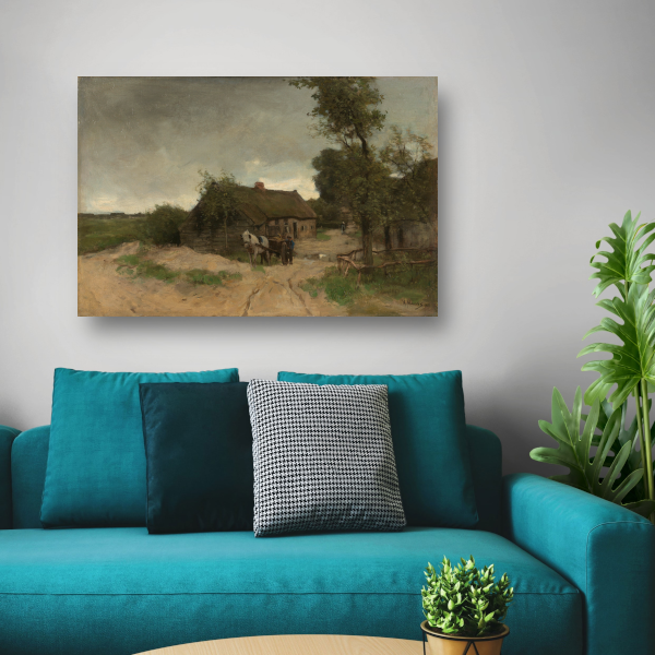 Huisje aan de Zandweg - Anton Mauve poster