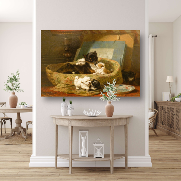 De kleine boefjes - Henriëtte Ronner-Knip poster