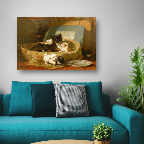 De kleine boefjes - Henriëtte Ronner-Knip poster