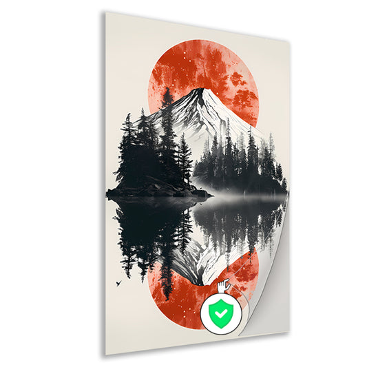 Abstract kleurensymfonie poster