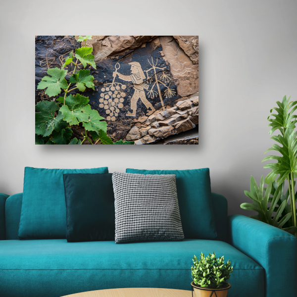 Klassieke Druivenoogst canvas
