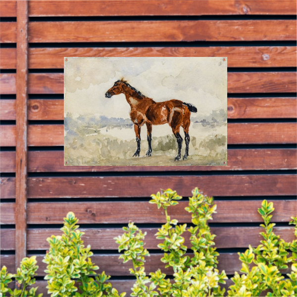 Rood paard - Henri de Toulouse-Lautrec tuinposter