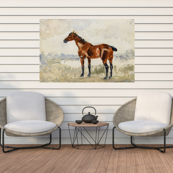 Rood paard - Henri de Toulouse-Lautrec tuinposter