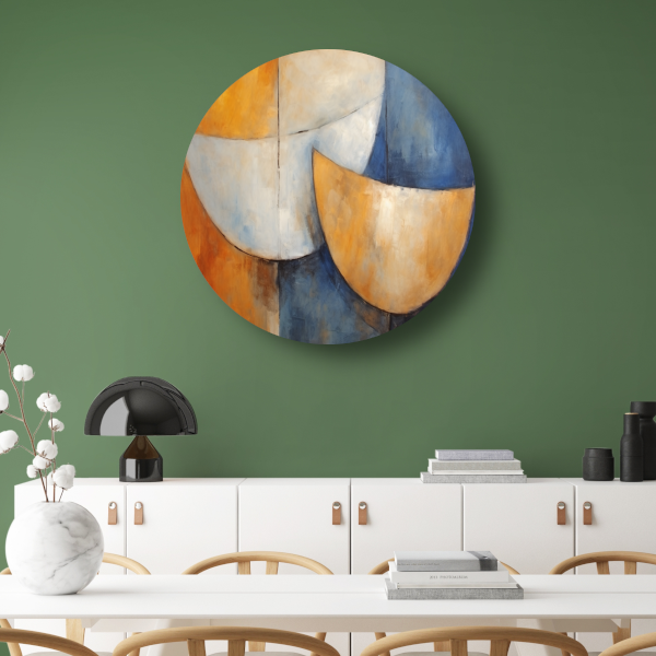 Minimalistische keuken met twee kommen forex muurcirkel
