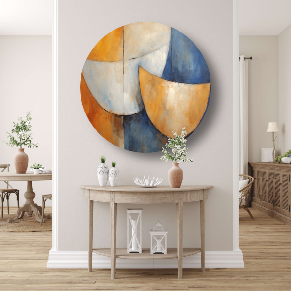 Minimalistische keuken met twee kommen forex muurcirkel