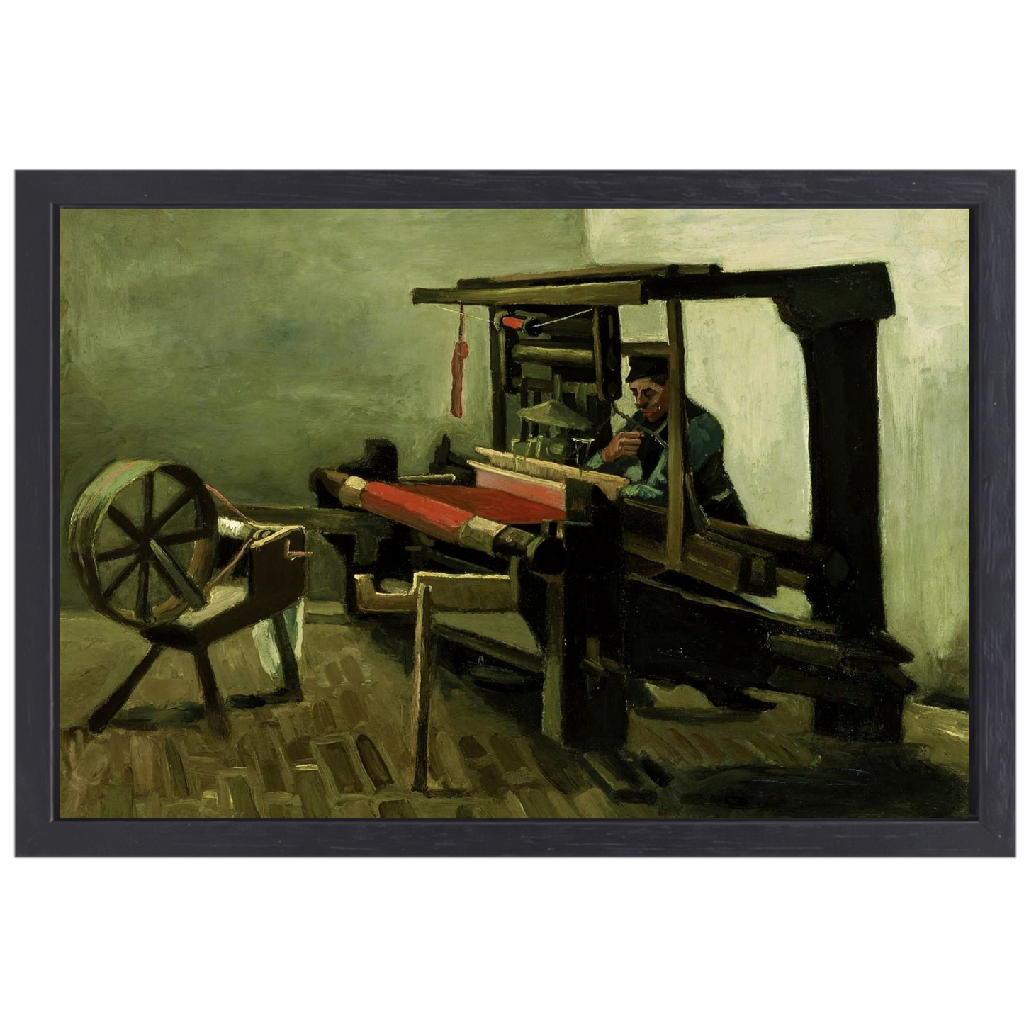 De wever - Vincent van Gogh canvas met baklijst