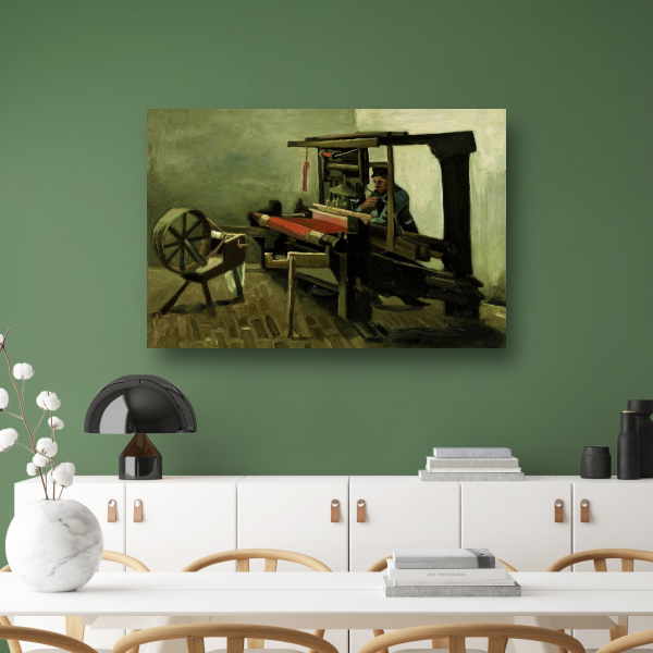 De wever - Vincent van Gogh canvas met baklijst
